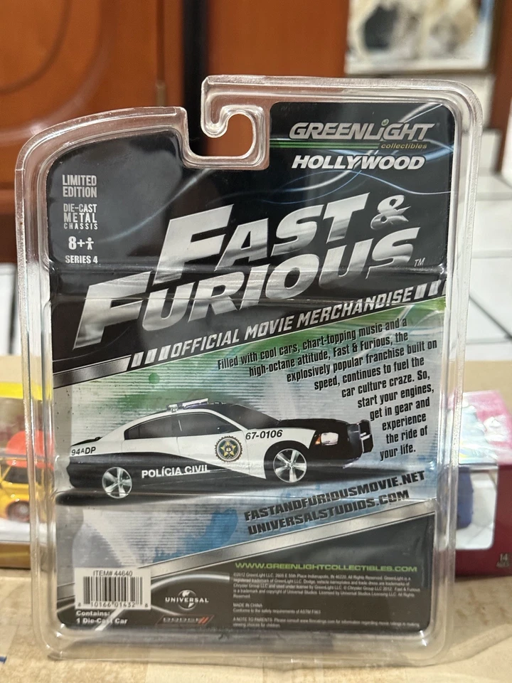 Greenlight 2012 Fast & Furious 2010 Rio Police Dodge Charger #44640 lot 3 pieces - Image 4 of 4