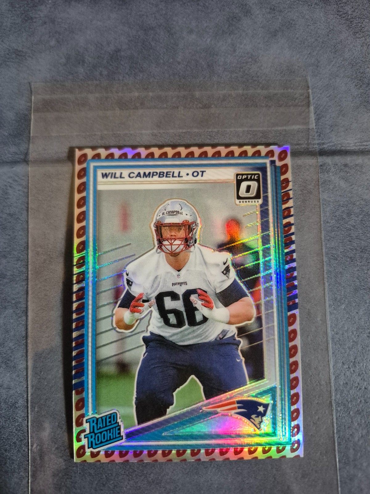 Will Campbell - 2025 Donruss Optic Rated Rookies Preview Football Emoji #345 SSP