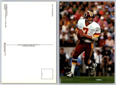 Joe Theismann Washington Redskins Football Star Postcard  Jose Azel