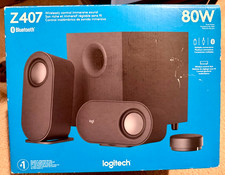 Logitech Z407 2.1 Bluetooth Computer Speaker System W/ Wireless Control 80 WATTS