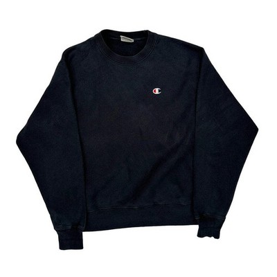 Reverse Weave Champion Sweatshirt - Large Schwarz Baumwolle