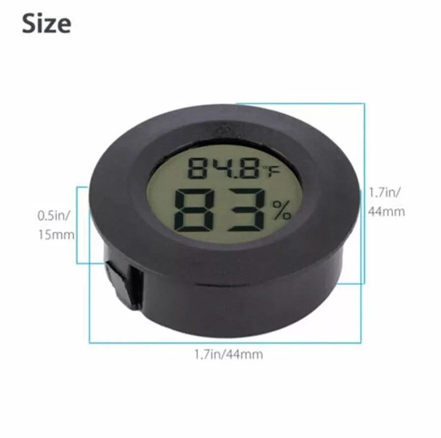 Mini Digital LCD Thermometer Hygrometer Humidity Temperature Meter Indoor Tester - Image 4 of 4