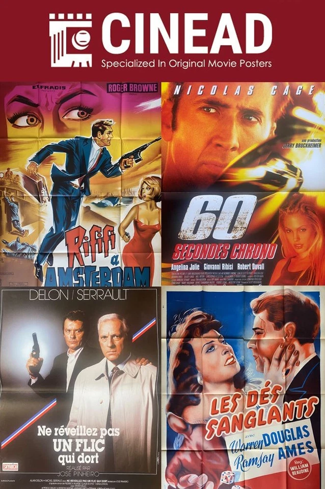 Affiches de cinéma - Prix de départ 1€ ! La séance du mercredi