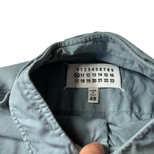 Maison Martin Margiela Line 10 Cotton Shirt Blue Green - Size 48 - Picture 6 of 8