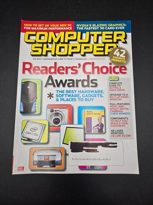 Computer Shopper Magazine February 2007 Issue 323 Readers Choice Awards Tech