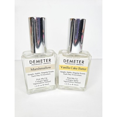 Demeter Vanilla Cake Batter and Marshmallow Cologne Spray
