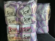 8 Ice Yarns in pkg. -Blues, Lavenders  and Purples #H269784