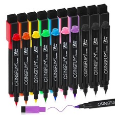 20 Magnetic Dry Erase Markers Ultra Fine Tip, 0.7mm, Extra Fine Point Erasabl...