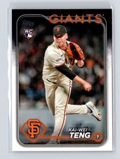2024 Topps Update #US212 Kai-Wei Teng Rookie San Francisco Giants