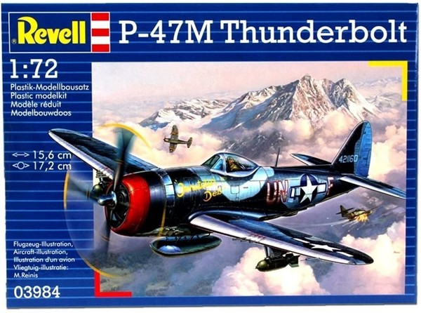 Revell, P-47M Thunderbolt Flugzeug Zum Zusammenbauen Und Lackieren, 1/72, Rev...-image