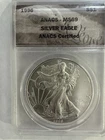 1996 1oz  0.999 FINE SILVER. AMERICAN SILVER EAGLE. ANACS CERTIFIED MS-69.