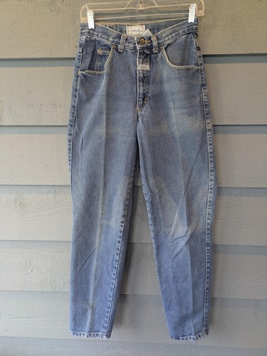 Vintage Forenza Jeans Womens 8 Blue Stone Wash High Rise Mom Tapered 26x30 USA - Image 1