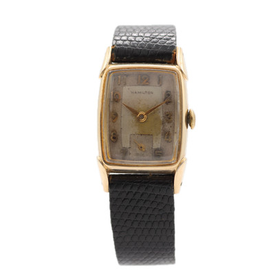 Vintage 1951 Hamilton Jeffery Men's Mechanical Wristwatch 980 10k Gold Filled