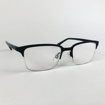 SPECSAVERS Brille MATT SCHWARZ HALBRANDLOS Brillengestell MOD: KIEL 30510593