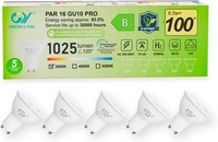 GU10 LED Lampe 6,5W 3000K 1025 Lumen Warmweiß Energiesparlampe 5 StüCk