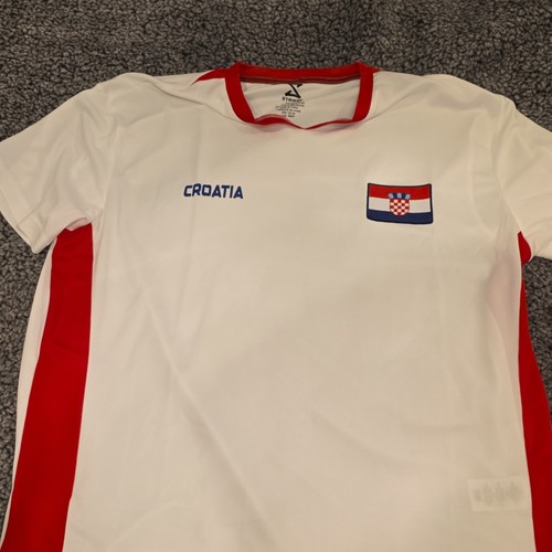 STRIKER Croatia National Team Soccer Jersey Shirt - White/Red XL