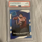 PATRICK MAHOMES 2017 DONRUSS RATED ROOKIE PSA 8. CHIEFS