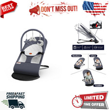 Portable Baby Bouncer Seat for Infants, 0-18 Months, 3 Modes of Use with Rock...