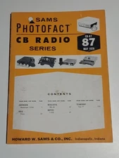 Sams Photofact CB Radio Series Vol 87 Johnson Kris Realistic Royce Teaberry