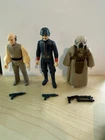Vintage Star Wars Lot 4-Lom, Lobot, Bespin Guard Complete Original Kenner Loose