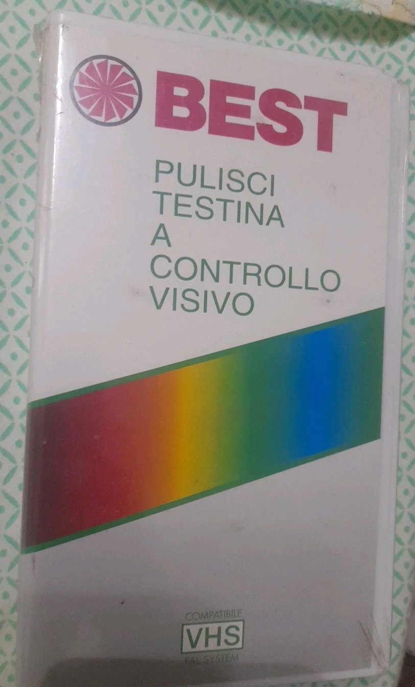 Best PULISCI TESTINE VHS A Controllo Visivo VIDEOREGISTRATORE VIDEOCASSETTE
