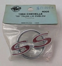 1964 64 Chevelle Ss Trunk Lid Emblem Super Sport
