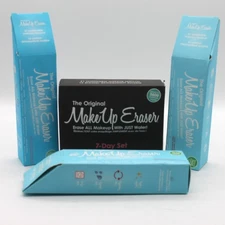 Lot of 4 Items The Original Makeup Eraser 7 Day Set and 9.5" Reusable (3) NEW