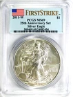 2011-W American Silver Eagle PCGS MS 69 #GA6-54 "25th Anniversary Set"