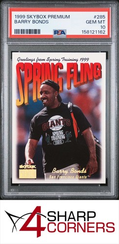1999 SKYBOX PREMIUM #285 BARRY BONDS GIANTS PSA 10