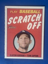 2019 Topps Heritage 1970 Topps Scratch-Offs #10 Clayton Kershaw Dodgers
