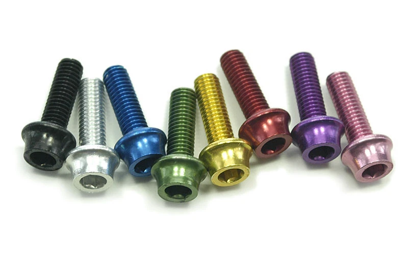 Juego de pernos de jaula de botella de aleación OMNI Racer WORLDS LIGHTEST: M5x15 4,8 g 4 PLATEADO Foto 3 de 3