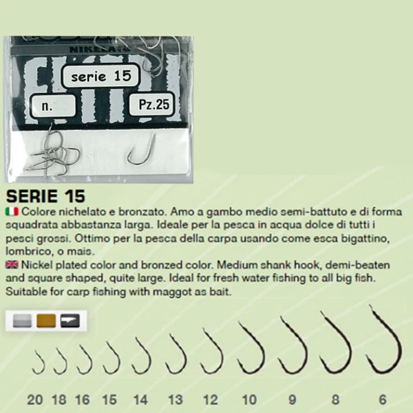kit 80 ami blu da pesca alla trota lago n° 3 - 4 - 5