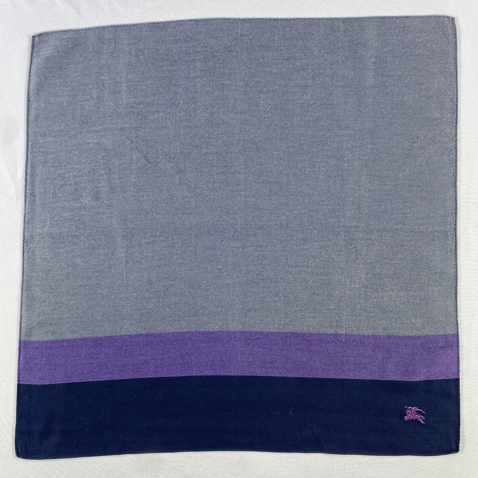 Vintage Burberry Handkerchief Pocket Square Bandana Neckerchief