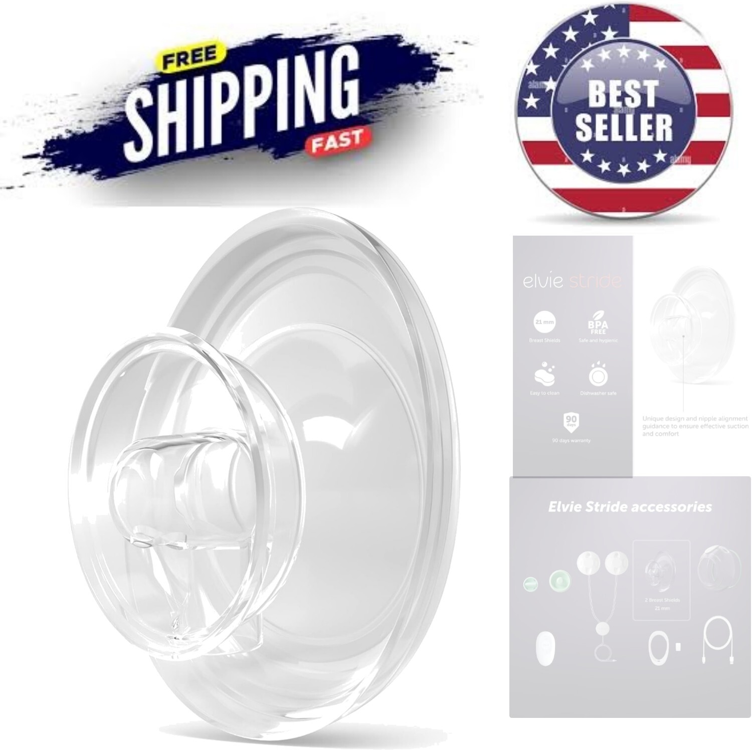 Hospital-Grade Wearable Electric Breast Pump Hands-Free 5oz Capacity  