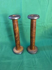 Vintage Wooden Spools (pair)