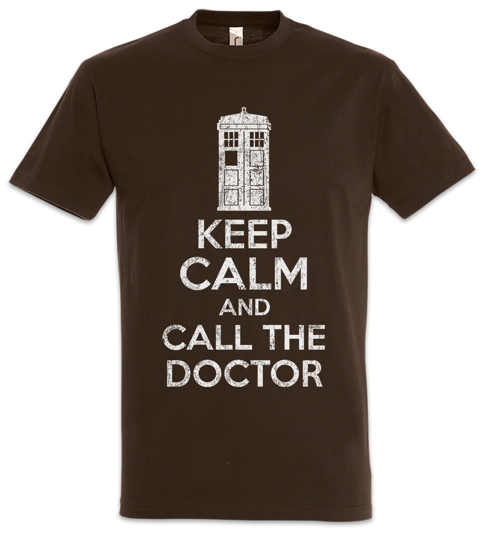 ALTRA T shirt uomo Keep Calm And Call The Doctor Doctor Cult Who Phone Booth Graham