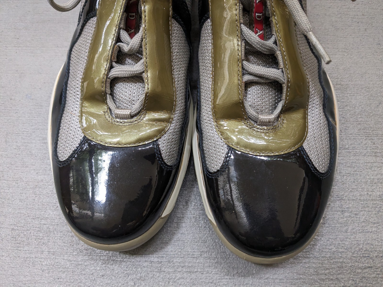 Prada America's Cup Sneakers Men Size US 11.5 Sil… - image 3