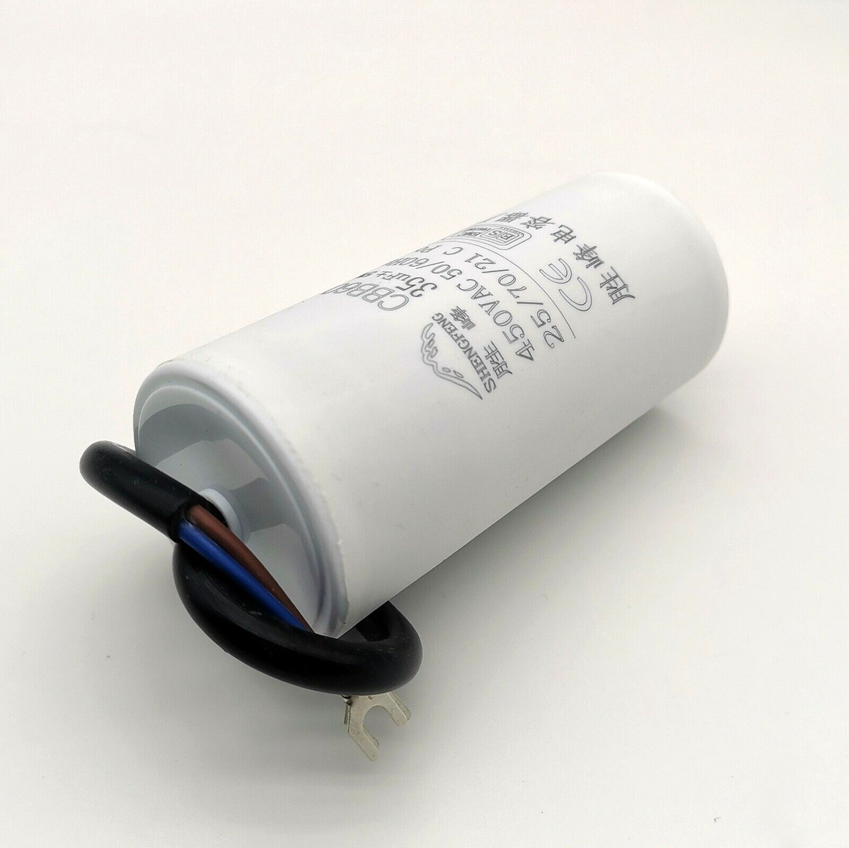 Uxcell CBB60 35uF Run Capacitor, AC450V 2 Pins 50/60Hz With M8 Screw For Water Pump
