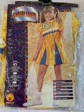 Vintage Rubie's Halloween "Cheerleader" Child Costume  Size Small 4-6 