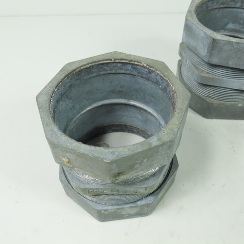 I006-I6A 2-1/2" Conduit Compression Coupler Lot Of 4 - 第 3/5 張圖片