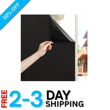 Energy-Saving Blackout Window Film - Privacy & Comfort 23.6x78.7" - Reusable