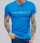 EMPORIO ARMANI New Blue Men's cotton T-shirt Size: M L XL XXL 3XL EA Chest