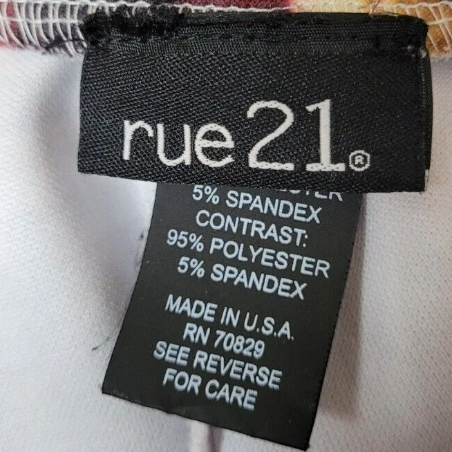 Юбка (S) Rue 21 разноцветная. Sheer Overlay #24 графика. Эластичная талия. Очень милый - Изображение 4 из 4