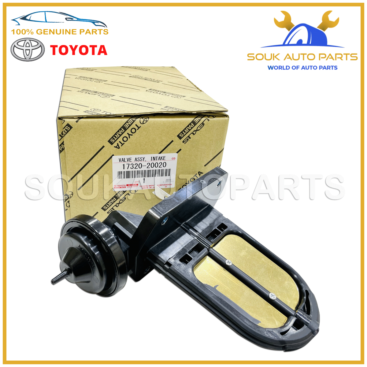 17320-20020 Genuine Toyota VALVE ASSY, INTAKE AIR CONTROL, NO.2