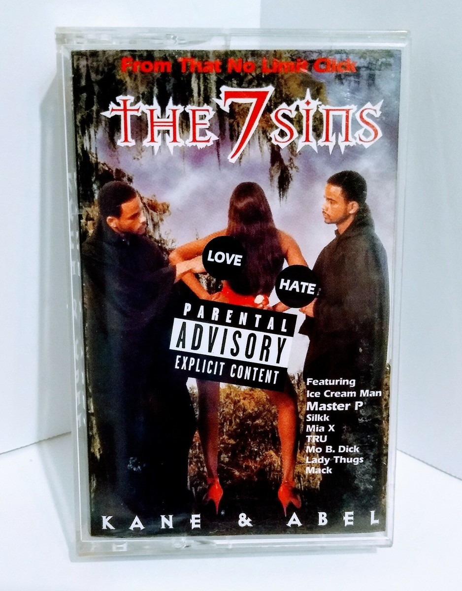 洋楽 (G-Rap Tape) Hasan The Sinister - M.O.B. KANE & ABEL The 7 Sins No Limit Records New Orleans Rap Tape