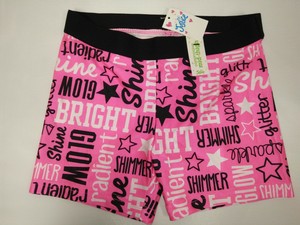hot pink compression shorts
