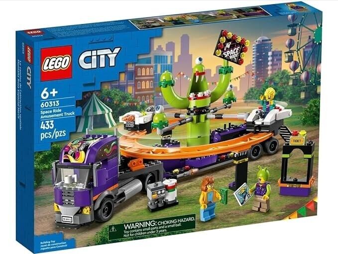LEGO City Space Ride Amusement Truck 60313 433 Pieces SET NEW 6392672