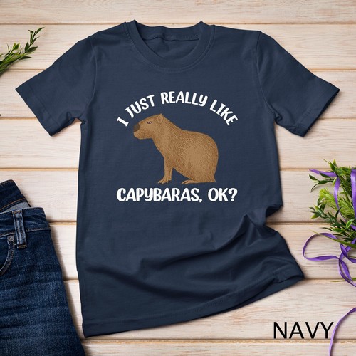 Divertida Camiseta Unisex Arte Capibara Para Hombres Mujeres Niños Roedor Capibara Amante - Imagen 8 de 15