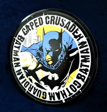 BATMAN - *US MADE* - Round Metal Sign - Man Cave Garage Bar Pub Wall Décor