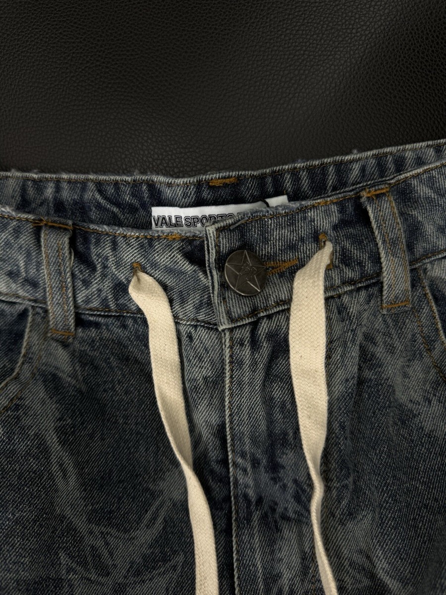 VALE FOREVER BLUE WIRE JEAN SHORTS SIZE 30 Authentic
